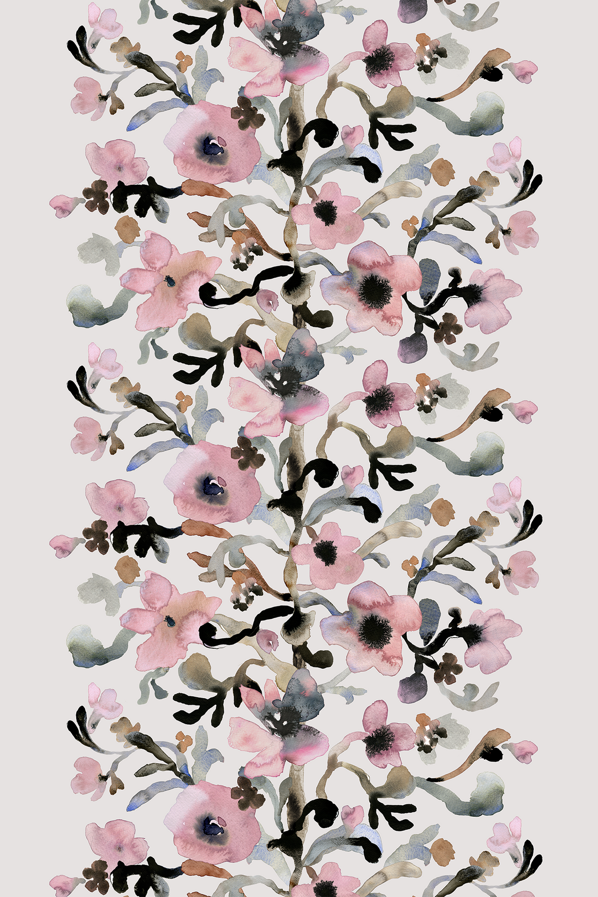 Ruusumalva Cotton Fabric