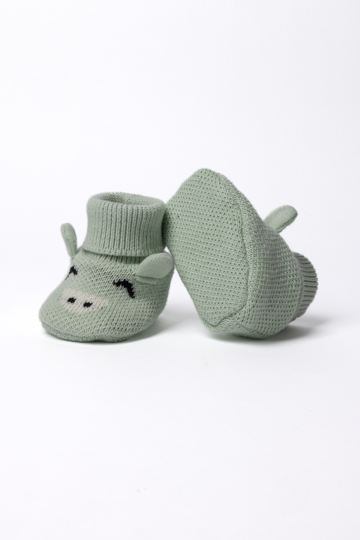 Heppa Knitted Booties 0-3 mths