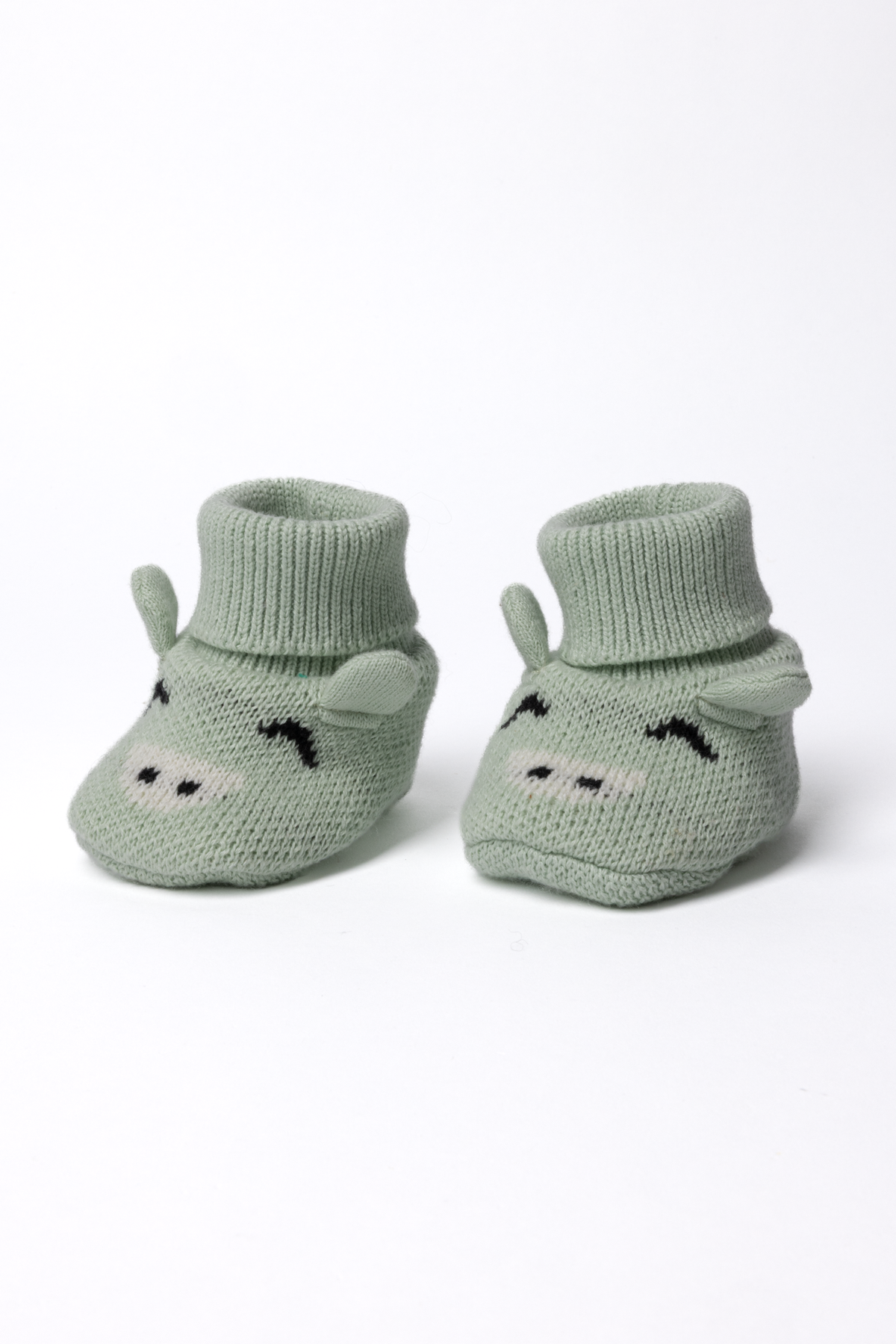 Heppa Knitted Booties 0-3 mths