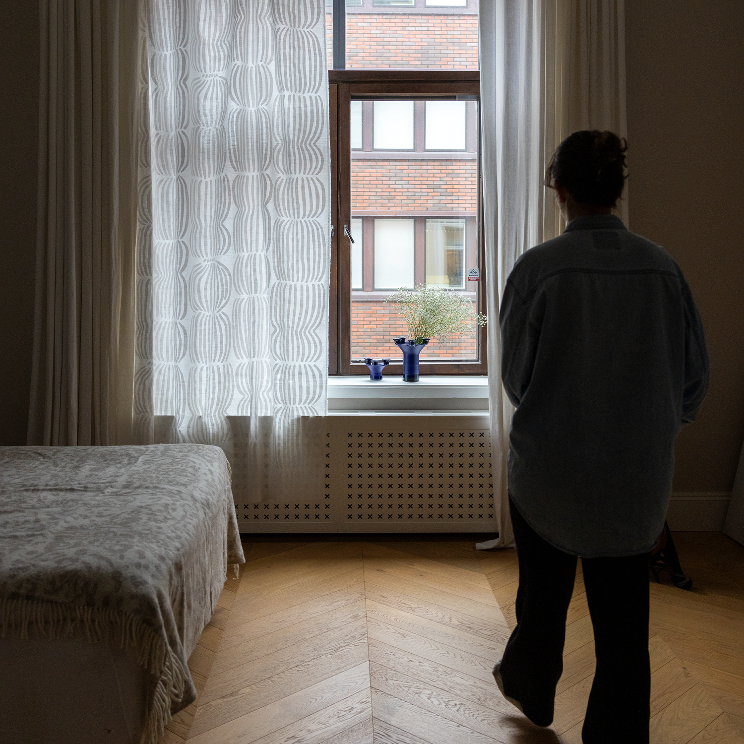 Vilja Puuvillakangas Verholaatu