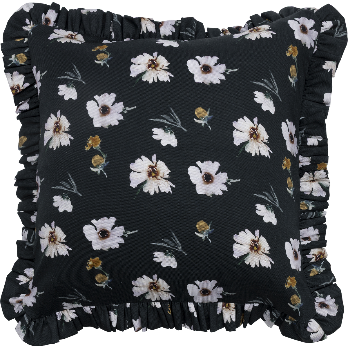 Kosmoskukka Cushion Cover with Frill