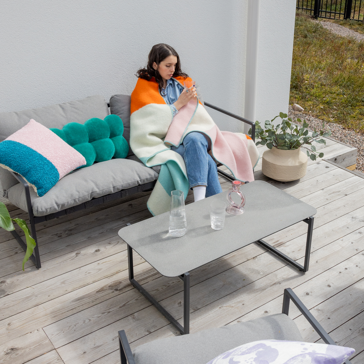 Tuntu Tyynynpäällinen Boucle