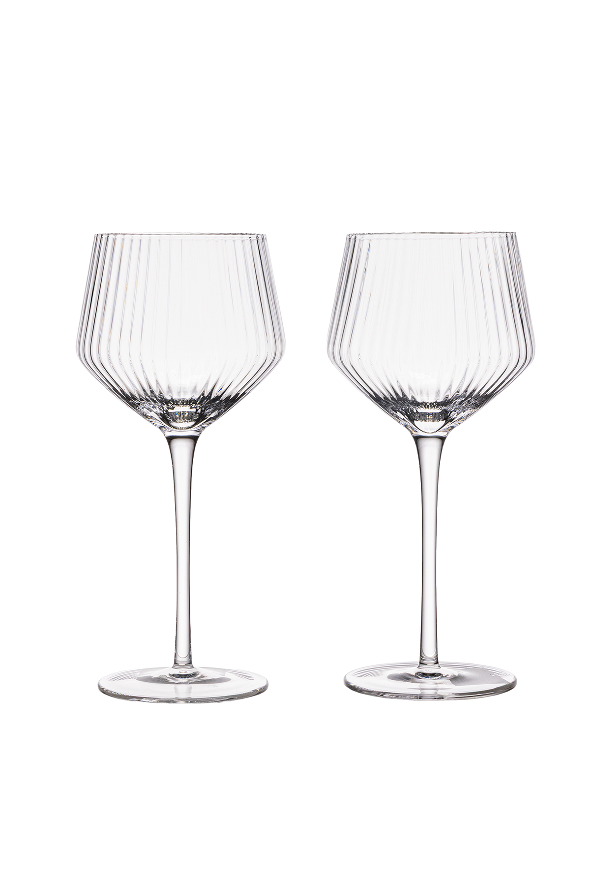 Vuolle White Wine Glass Stripe 2 pcs