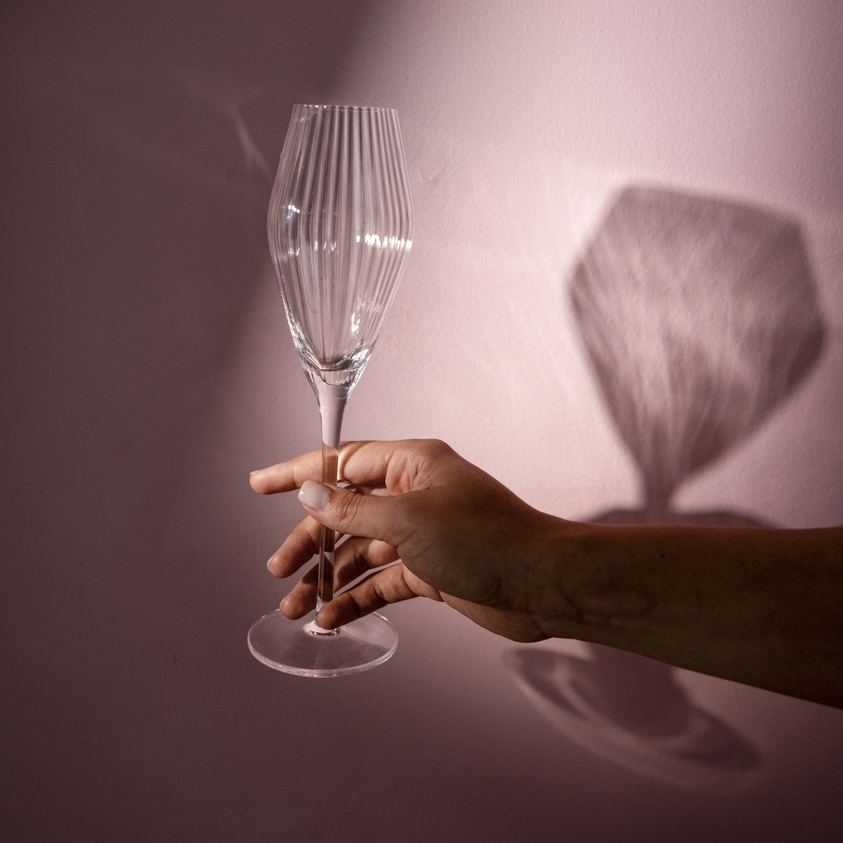 Vuolle Champagne Glass Stripe 2 pcs