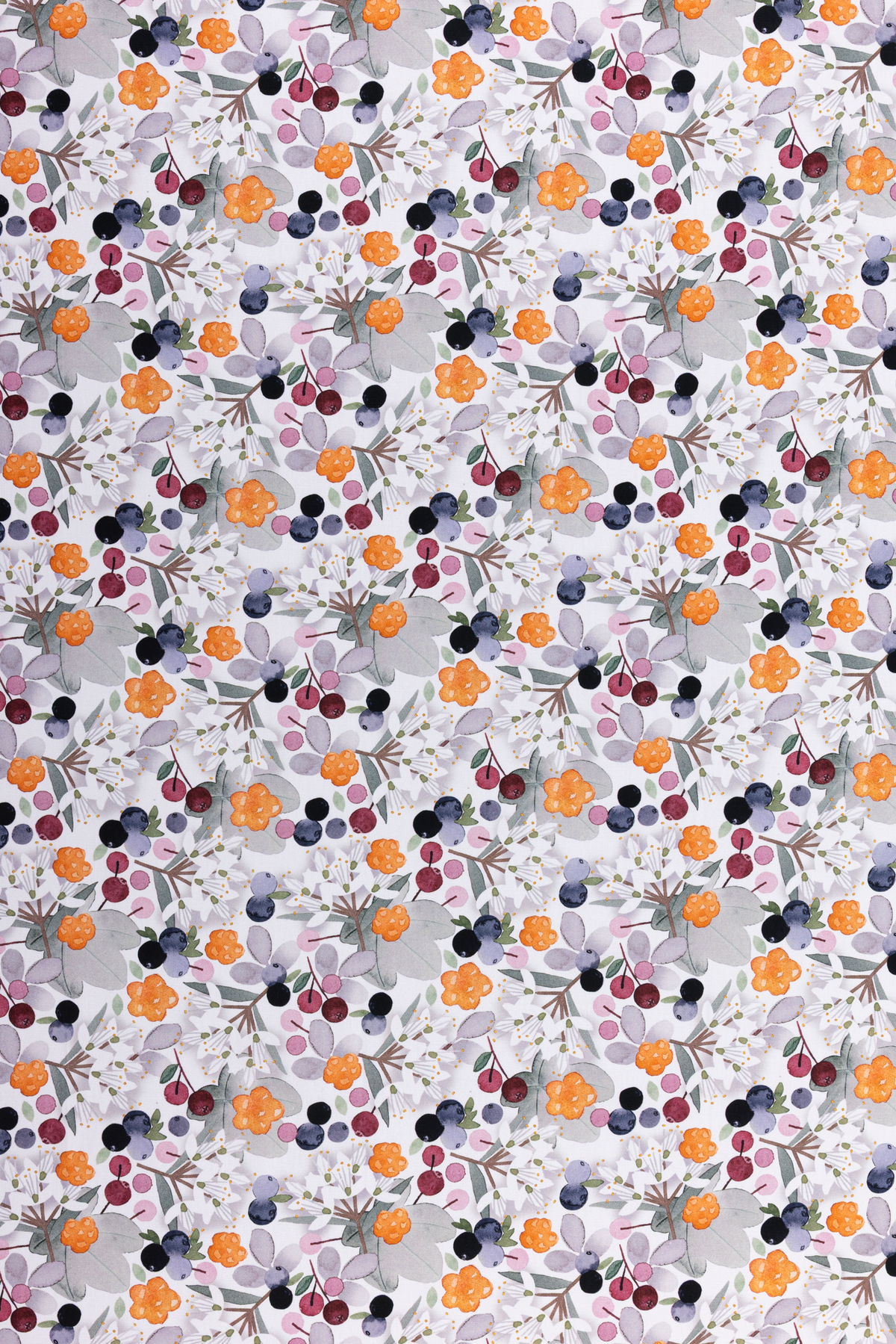 Metsämarja Coated Cotton Fabric