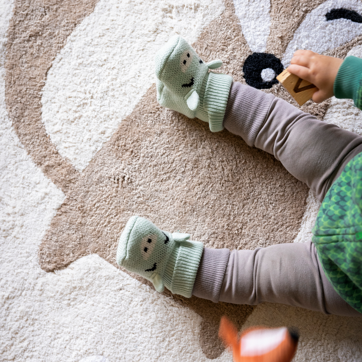 Heppa Knitted Booties 0-3 mths