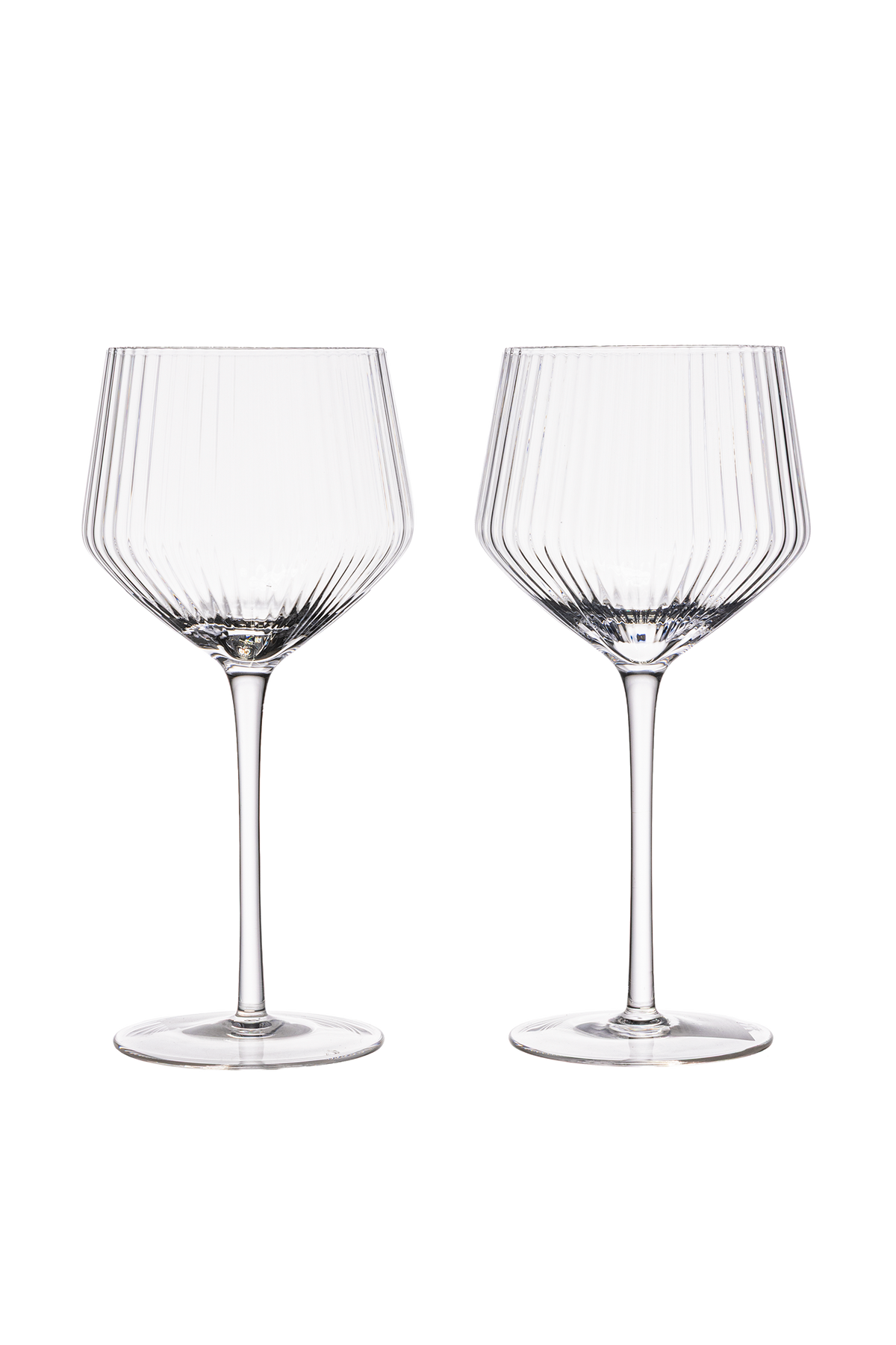 Vuolle Red Wine Glass Stripe 2 pcs