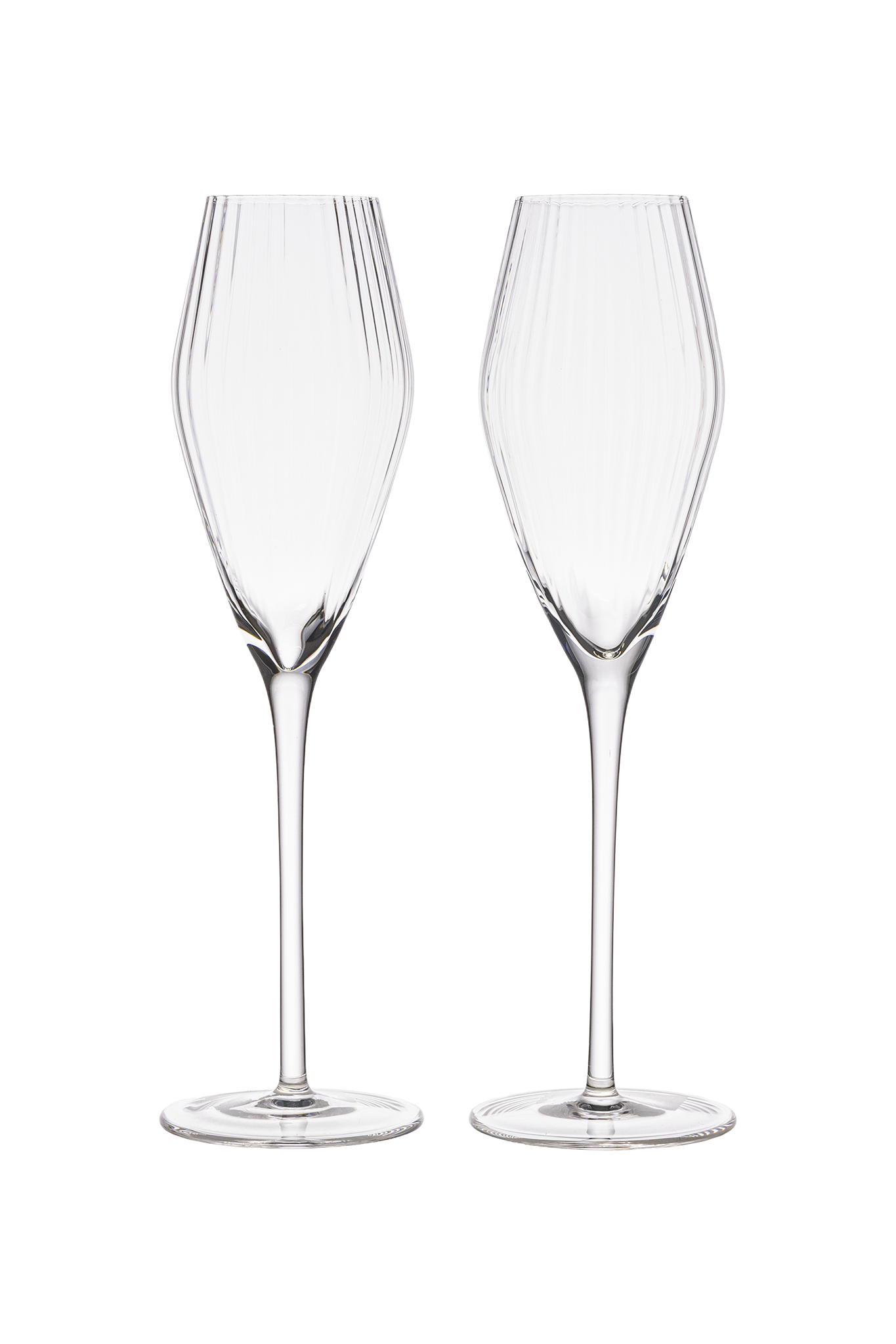 Vuolle Champagne Glass Stripe 2 pcs
