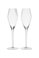Vuolle Champagne Glass Stripe 2 pcs
