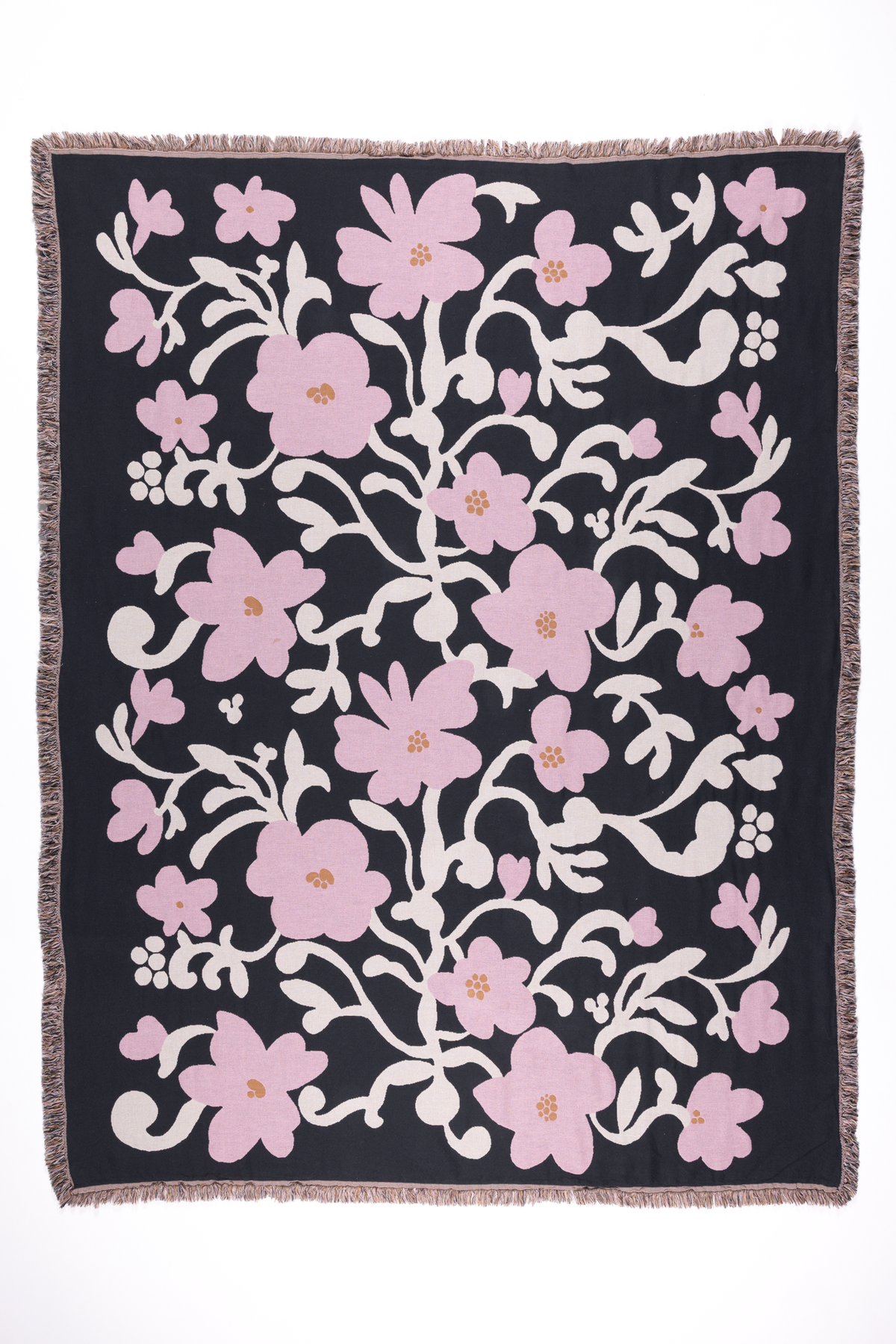 Ruusumalva Blanket Jacquard
