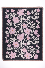 Ruusumalva Blanket Jacquard