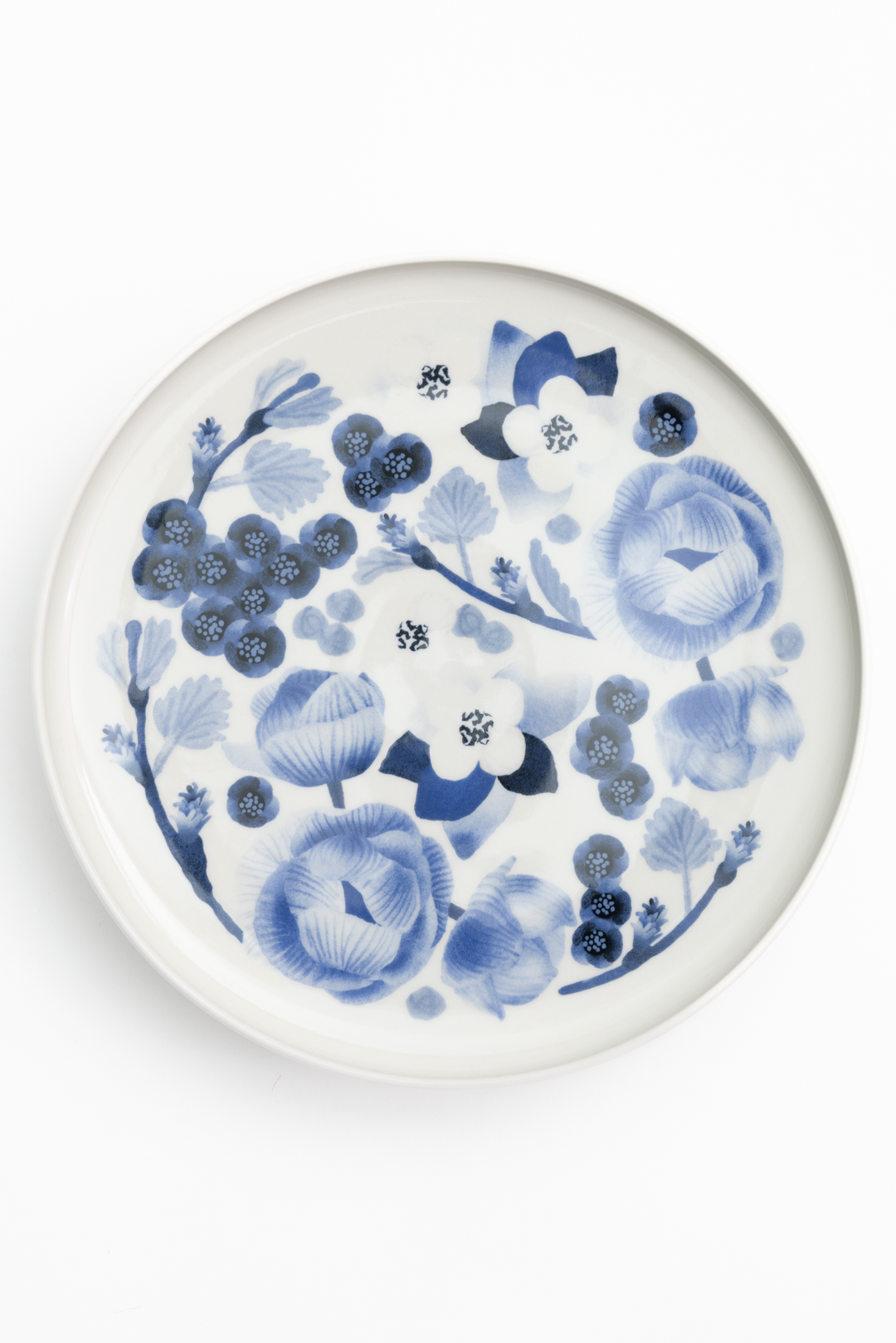 Lapin Kukka Plate, Blue 25 cm – PENTIK