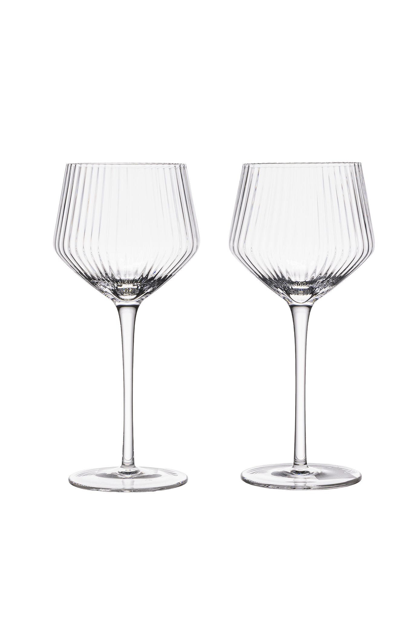 Vuolle White Wine Glass Stripe 2 pcs