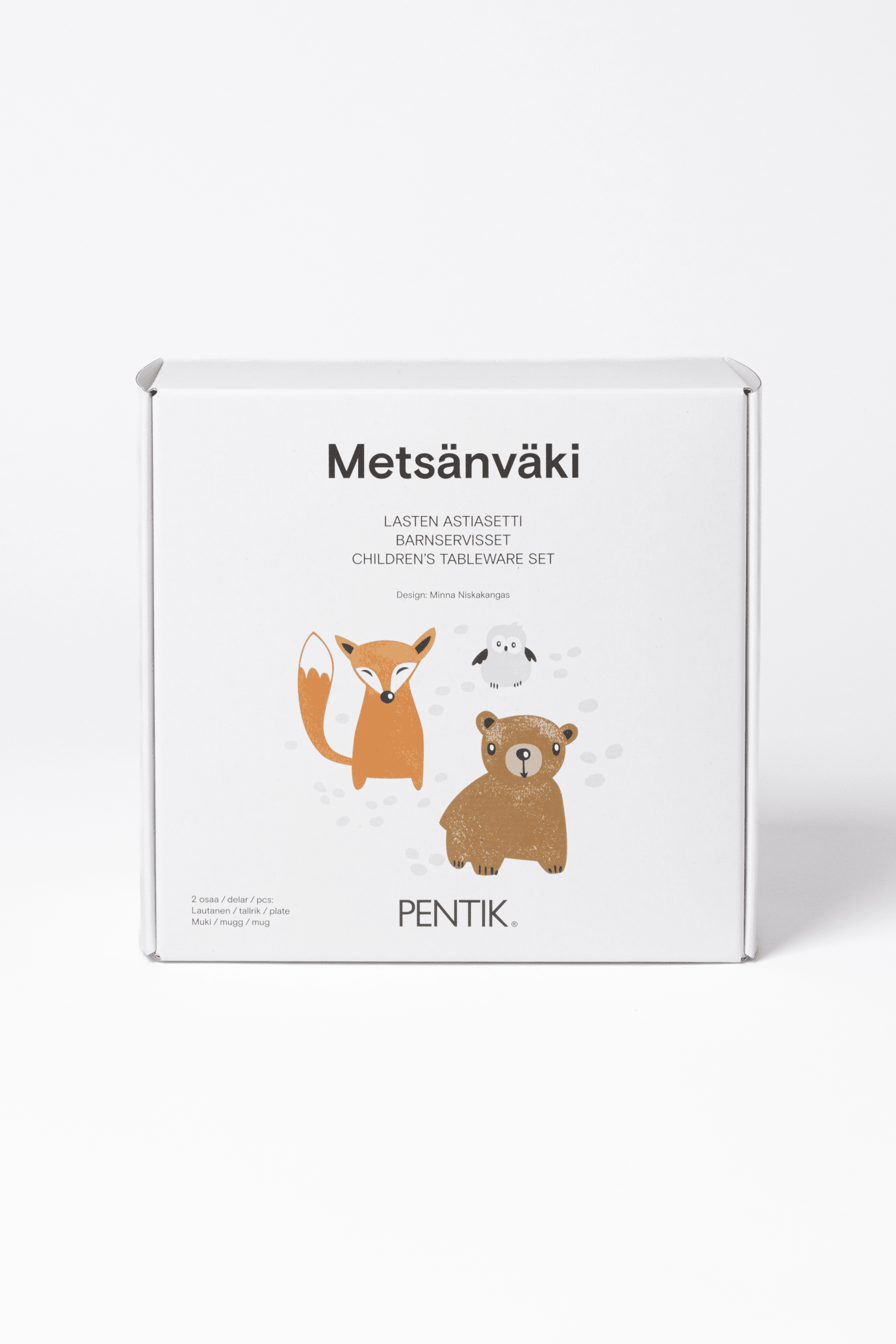 Metsänväki Astiasetti Muki 0,2 l ja Lautanen 18 cm - PENTIK - Kattaus/Astiat/Kupit ja mukit