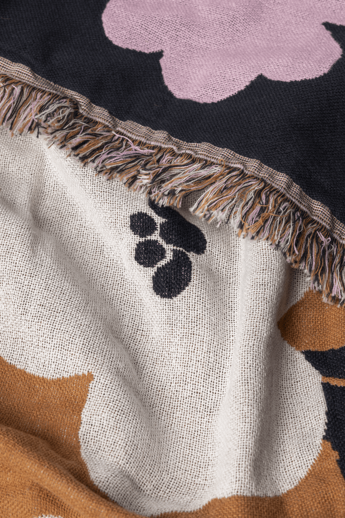 Ruusumalva Torkkupeitto Jacquard - PENTIK - Tekstiilit/Sisustustekstiilit/Torkkupeitot