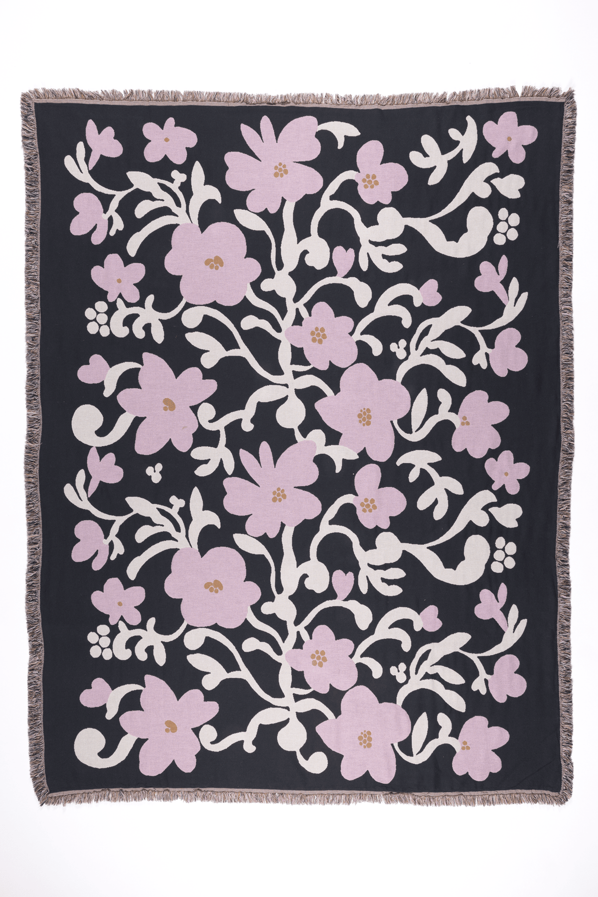Ruusumalva Torkkupeitto Jacquard - PENTIK - Tekstiilit/Sisustustekstiilit/Torkkupeitot