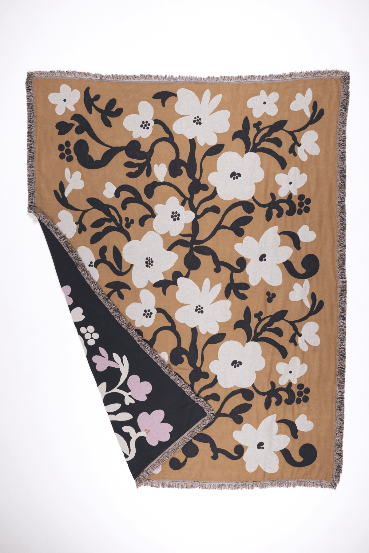 Ruusumalva Torkkupeitto Jacquard - PENTIK - Tekstiilit/Sisustustekstiilit/Torkkupeitot