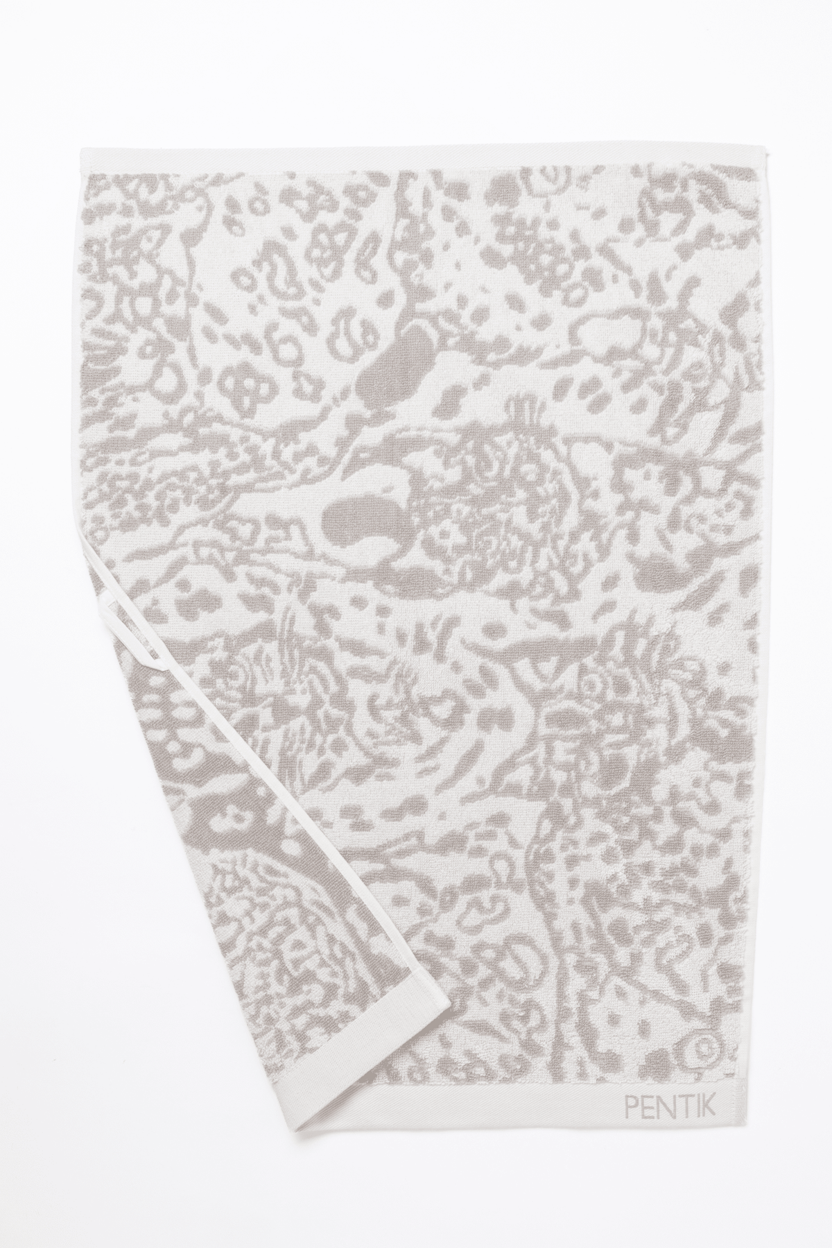 Villikissa Käsipyyhe - PENTIK - Tekstiilit/Kylpyhuonetekstiilit/Käsi- ja kylpypyyhkeet
