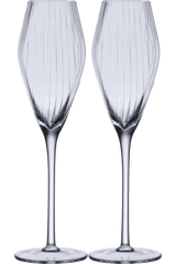 Vuolle Kuohuviinilasi Raita 2 kpl - PENTIK - Kattaus/Astiat/Lasit