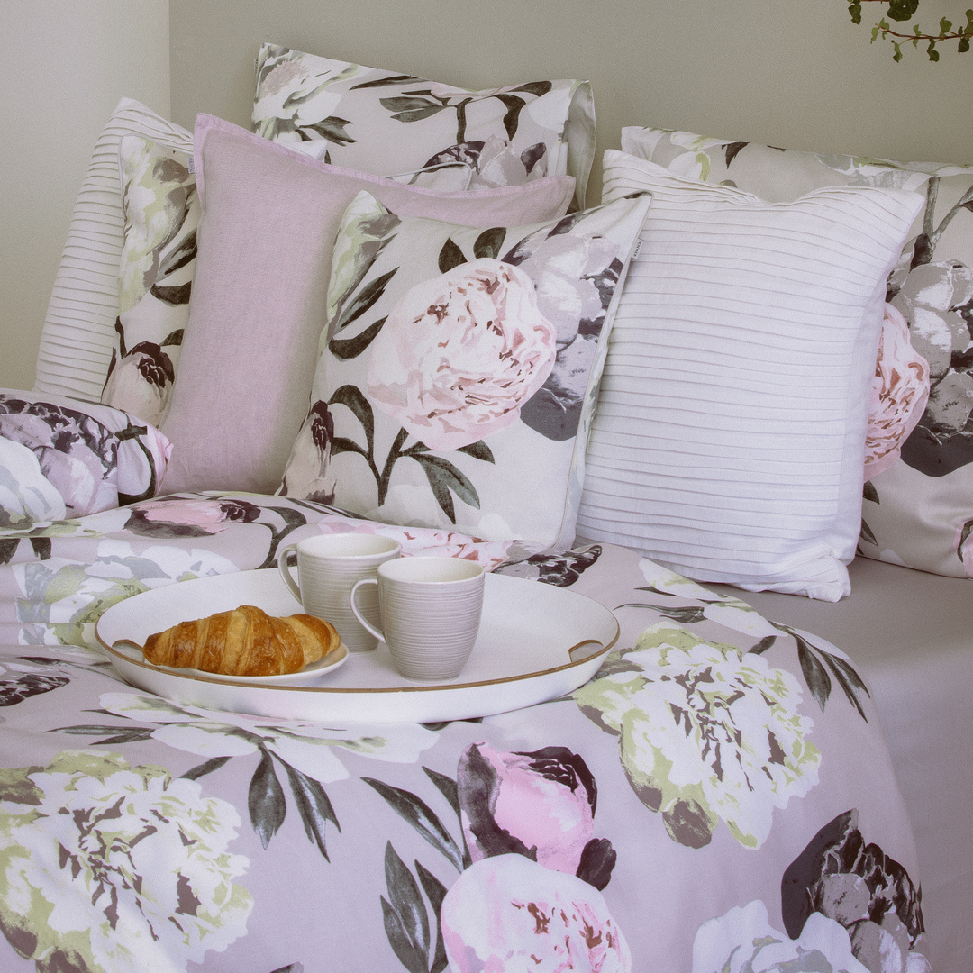 Pioni Cushion Cover, Light Grey 45x45 cm – PENTIK